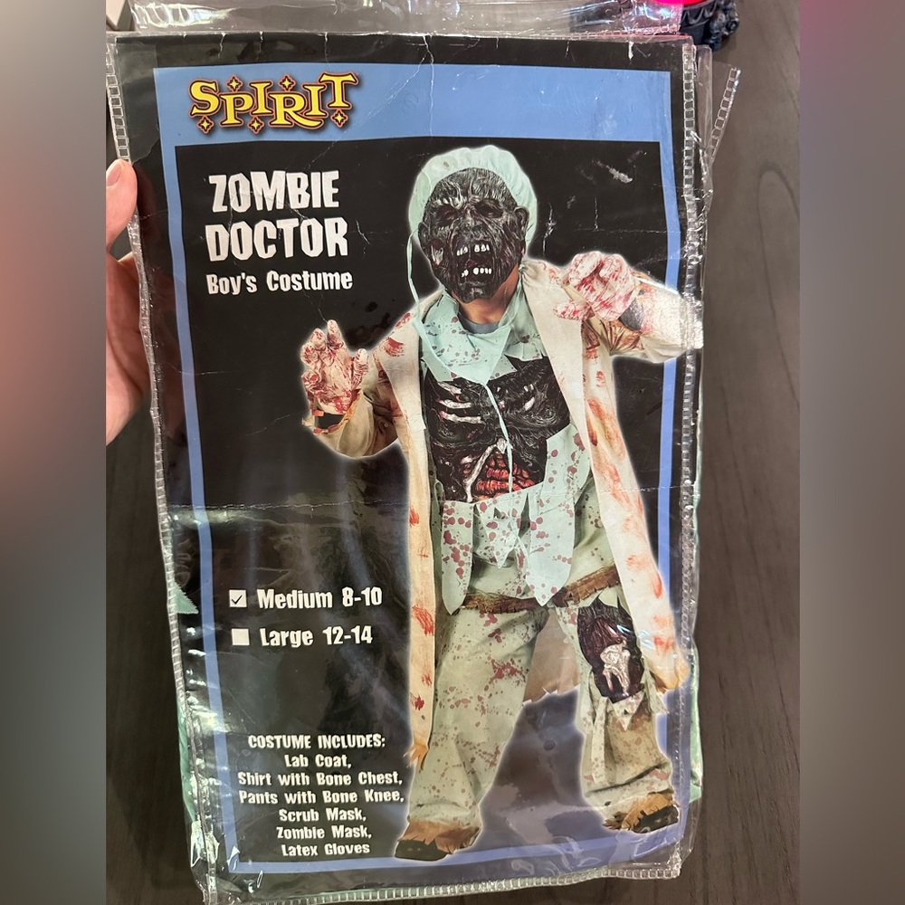 Spirit Halloween zombie doctor Halloween costume